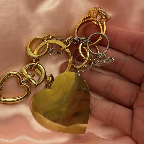 Juicy couture RARE multiple diamond engagement RING rings keychain key holder - Picture 6 of 8